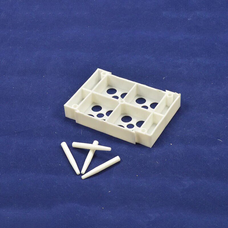 Scientific Plastic Test Tube Rack 4 Pcs for 8mm 10mm Diameter Tubes