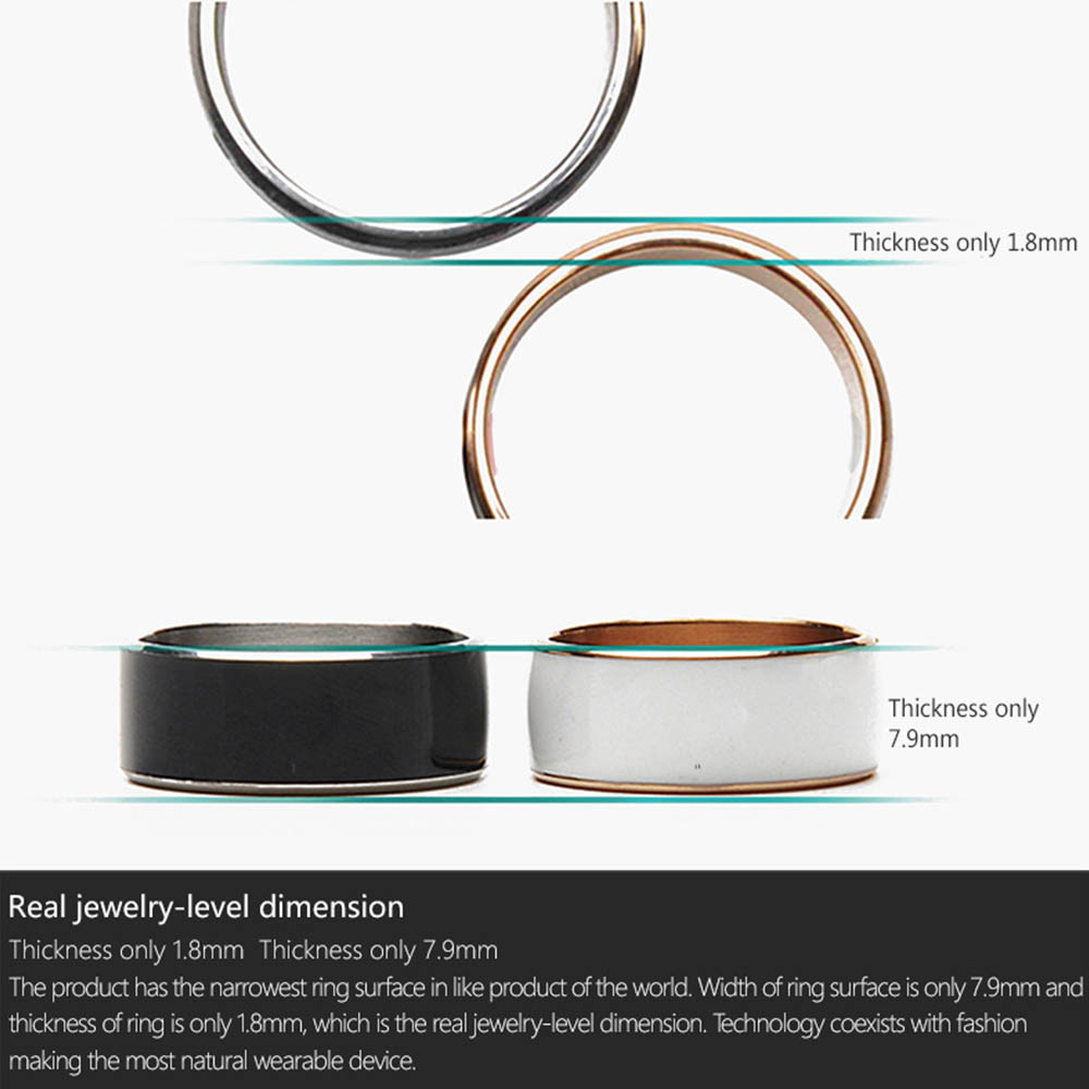 Jakcom R3F Wearable Devices NFC Smart Ring Anillos White Black Wear for Samsung Xiaomi Sony LG IOS Android Window NFC Phone