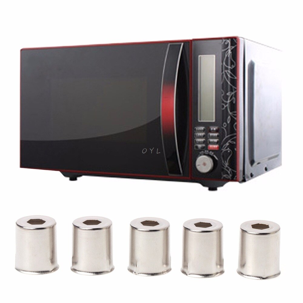 5 Stks/set Diameter 14.5 Mm Staal Cap Magnetron Vervanging Ronde Gat Magnetron Silver Tone