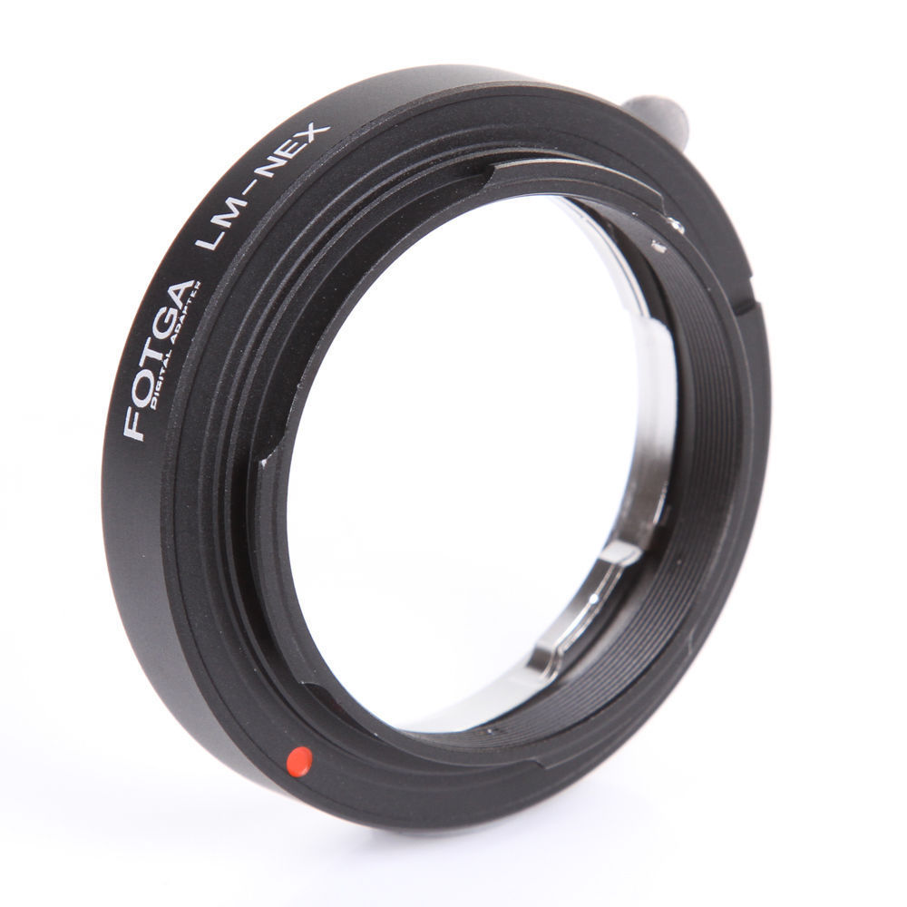 FOTGA LM-NEX Anello Adattatore per Leica M Lens per Sony E Mount A7III A9 A7R A6000 A3000 NEX-7 6 5 3 5N 3VG10E VG20E