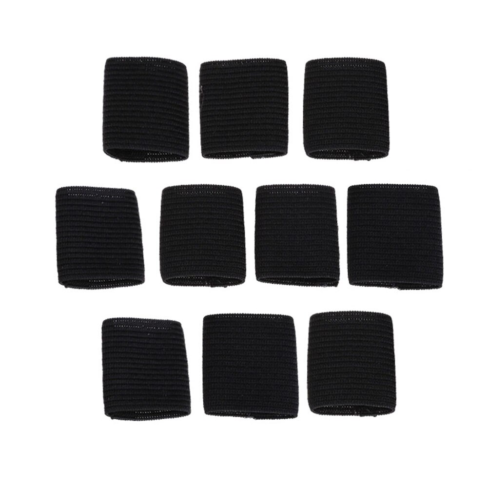 10pcs Stretchy Sports Finger Sleeves Arthritis Support Finger Wrap Guard Outdoor Basketball Beach Volleyball Finger Protection