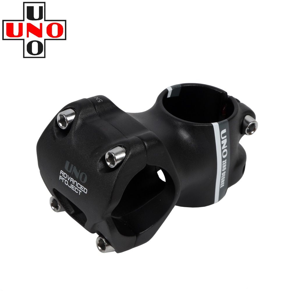 UNO Aluminium Legierung MTB Rennrad Lenker Vorbau 0 Grad 35/45mm Vorbau 31,8mm Ultraleicht kurz Stengel fahrrad Zubehör