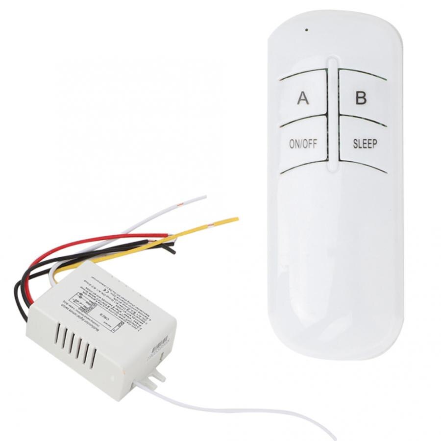 Light Switch 2 Ways ON/OFF 220V Digital Wireless Wall Light Receiver Transmitter Remote Control Switch