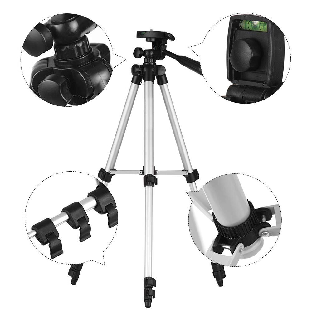 Proffskamera stativ för canon nikon sony dslr kamera videokamera mini protable stativ smartphone kamera