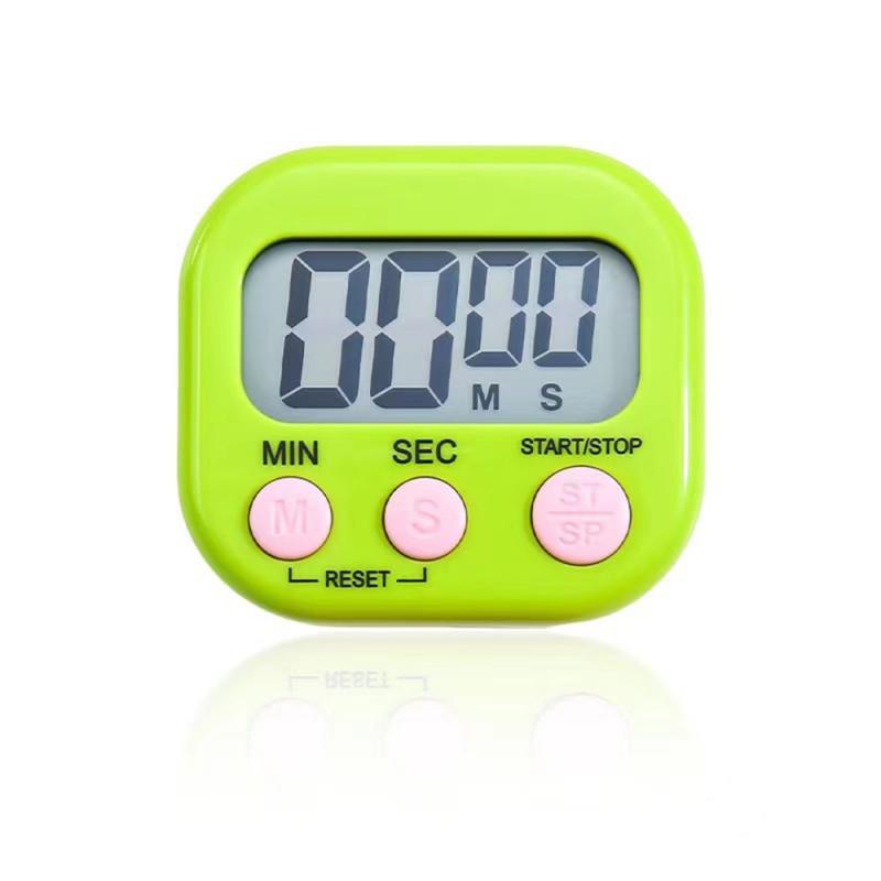 LED-Zähleranzeige, Wecker, manuell, elektronisch, Countdown, Sport, magnetisch, digitaler Timer, Küche, Kochen, Dusche, Studium, Stoppuhr: Orange