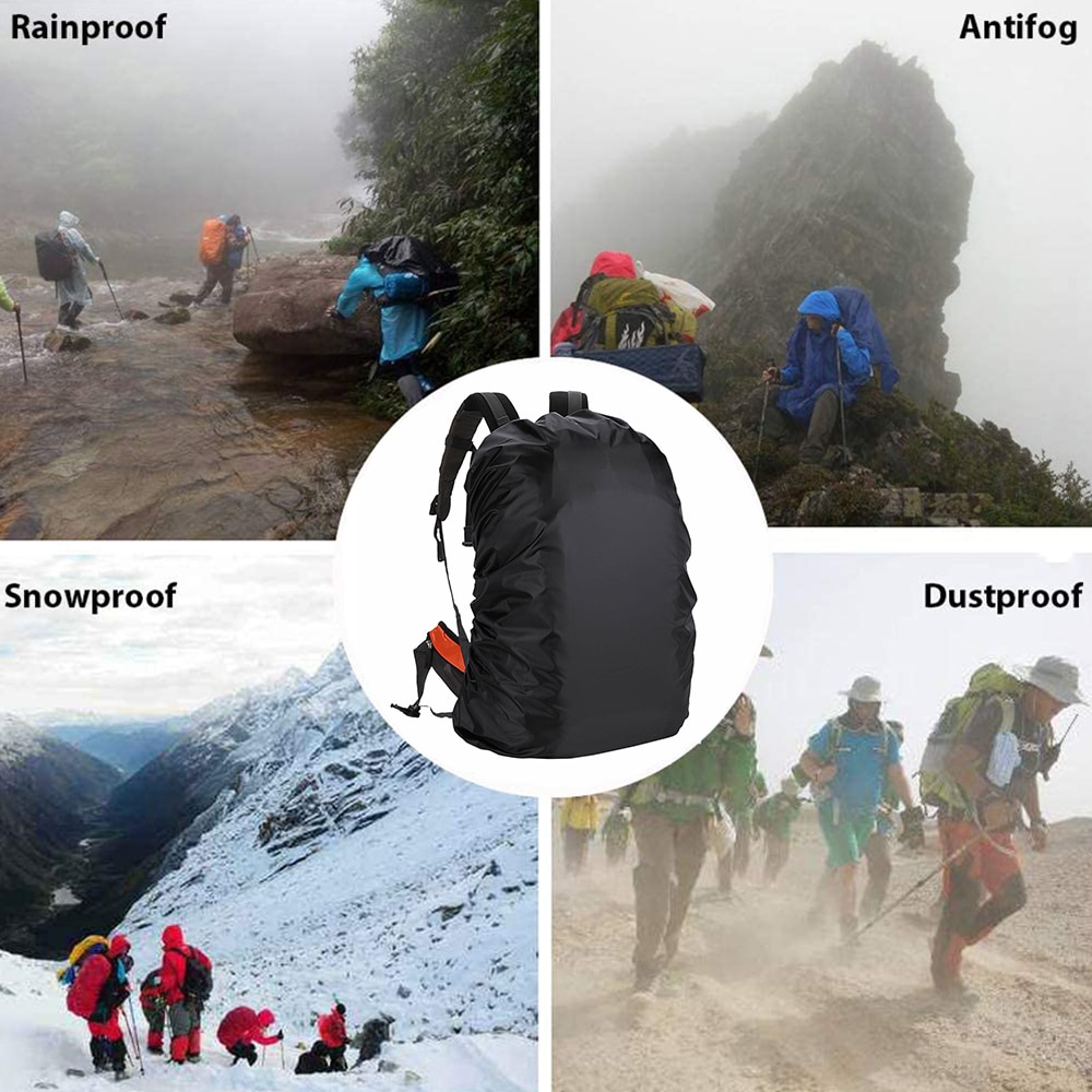 20l 30l 40l 50l 60l regntæpper rygsæk vandtæt taske støv regnbeklædning udendørs camping vandreture klatring dække regn til rygsæk