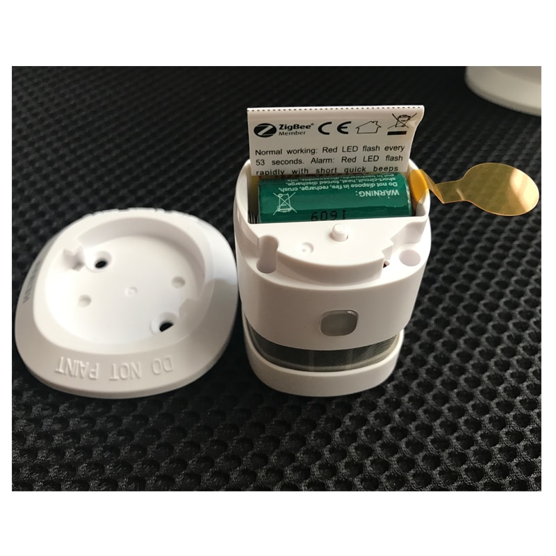 HEIMAN Zigbee-détecteur de fumée intelligent sans fil, alarme anti-incendie, approuvé CE rohs EN14604 zigbee, fonctionne avec Kaku