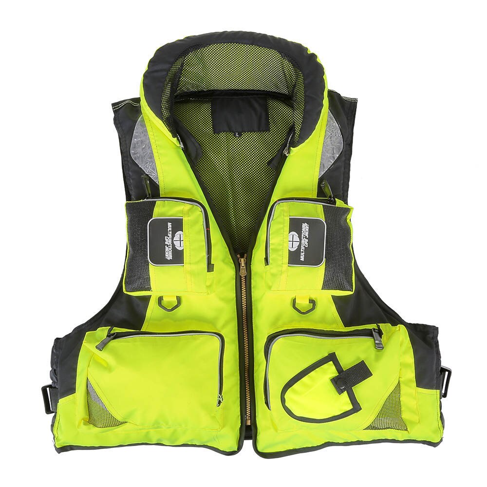 Lixada Fishing Life Vests Adult Unisex Swimming Life Jacket Polyester Survival Safety Life Vest For Drifting Boating Kayak L-XXL