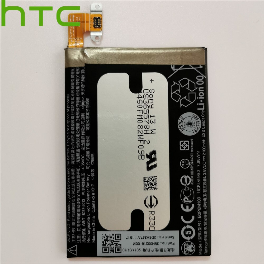 Originele 2100 mah  b0p 6m 100 vervangende batterij voor htc one mini 2 one mini 2 m8 mini batterij + gereedschapsset