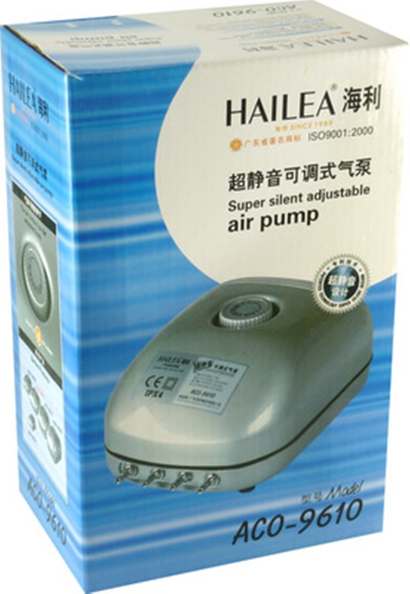 Hailea ACO9610 Adjustable SUPER QUIET Air Pumps 4 Grandado