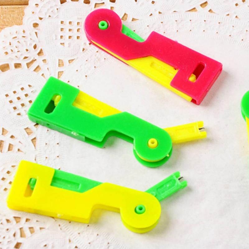 Threader Sewing Sewing Needle Threader Thread Guide Tool Plastic Handle Craft Thread Cutter Sewing Supplies Thimble Thread: Default Title