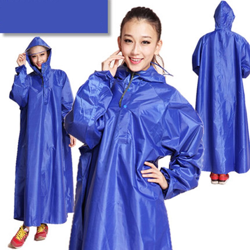 Naisten sadetakki aikuisen koko pitkä kansi retkeilypuku sadetakki tuulitakki poncho tuulitakki sadetakki sadeponcho aikuisille: Tyyli 1 / 48-53cm sädettä