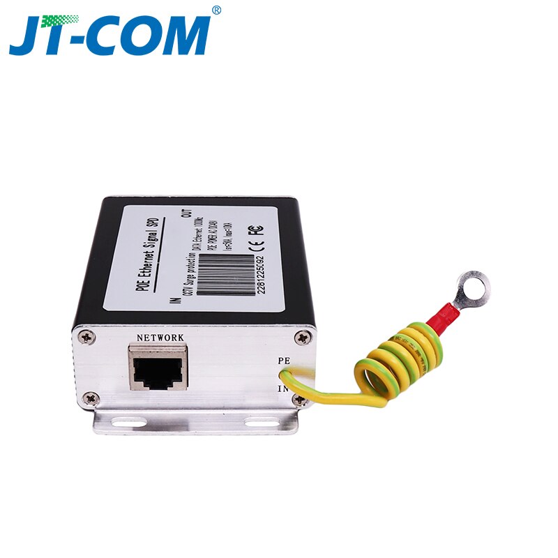 1000M POE Ethernet Network Surge Protector Lightning Arrester Network RJ45 POE IP Camera Protector