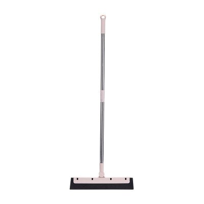 Magische bezem magische stofvrije schraper dubbelzijdige glaswisser wisser badkamer vloertegel schraper: Beige