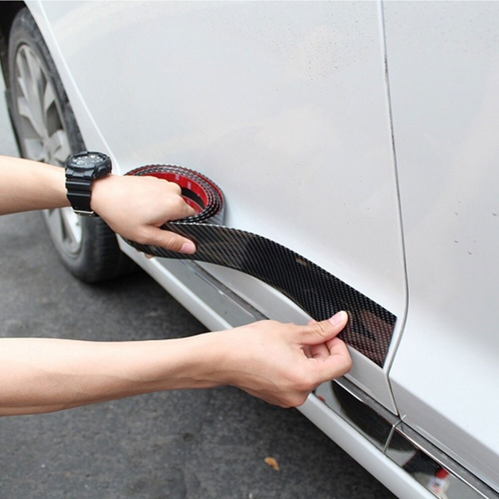 2M x 30mm/50mm Plastic Car Chrome Moulding Trim Strip Tape DIY Decoration Auto Door Edge Guard Protector Car Decor Strip