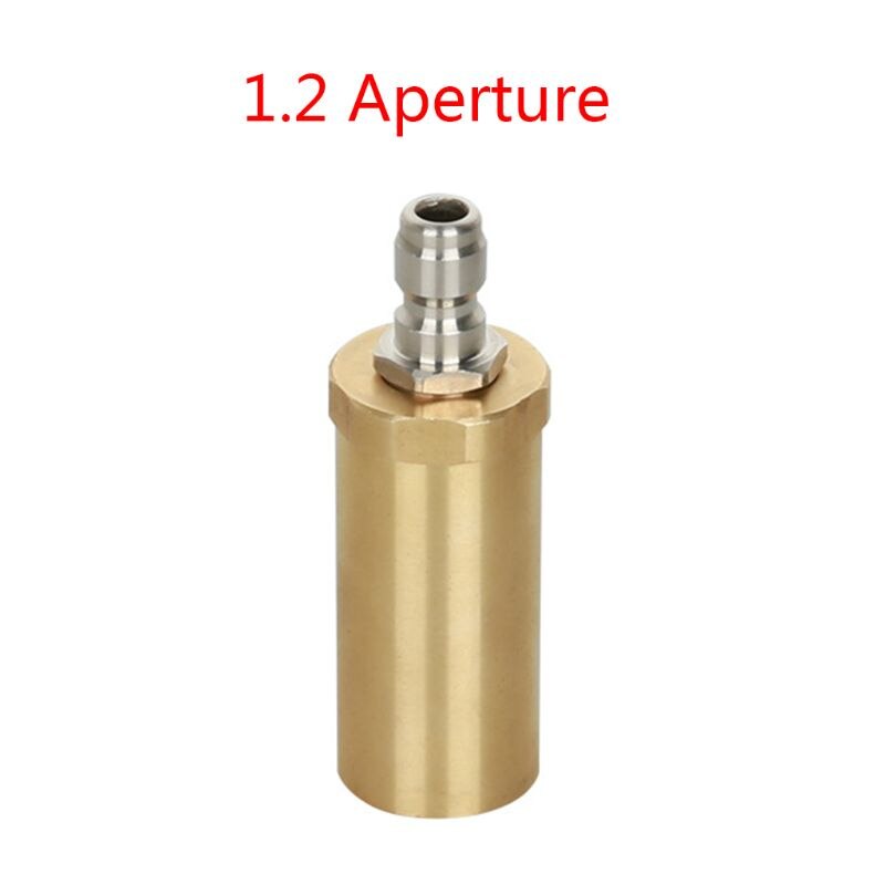 Høytrykks roterende dyse av rent kobber 3600 psi innenlands 360 grader keramisk spole vaskedyse bilvaskeverktøy tilbehør: Fargeløs