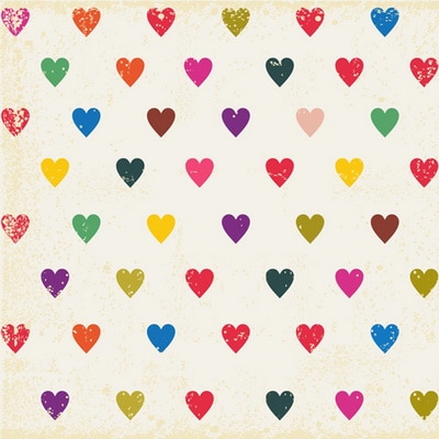 HUAYI 5x7ft kleurrijke hart achtergrond Valentijnsdag fotografie vinyl achtergrond achtergronden D-6358
