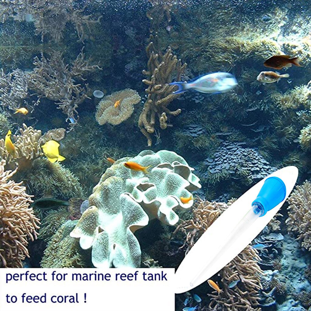 1/2pcs Coral Feeder Tube Liquid Fertilizer Add Reef Tank Fresh Water Aquarium Upgrade Ultra Powerful Coral Feeding Tube 28cm