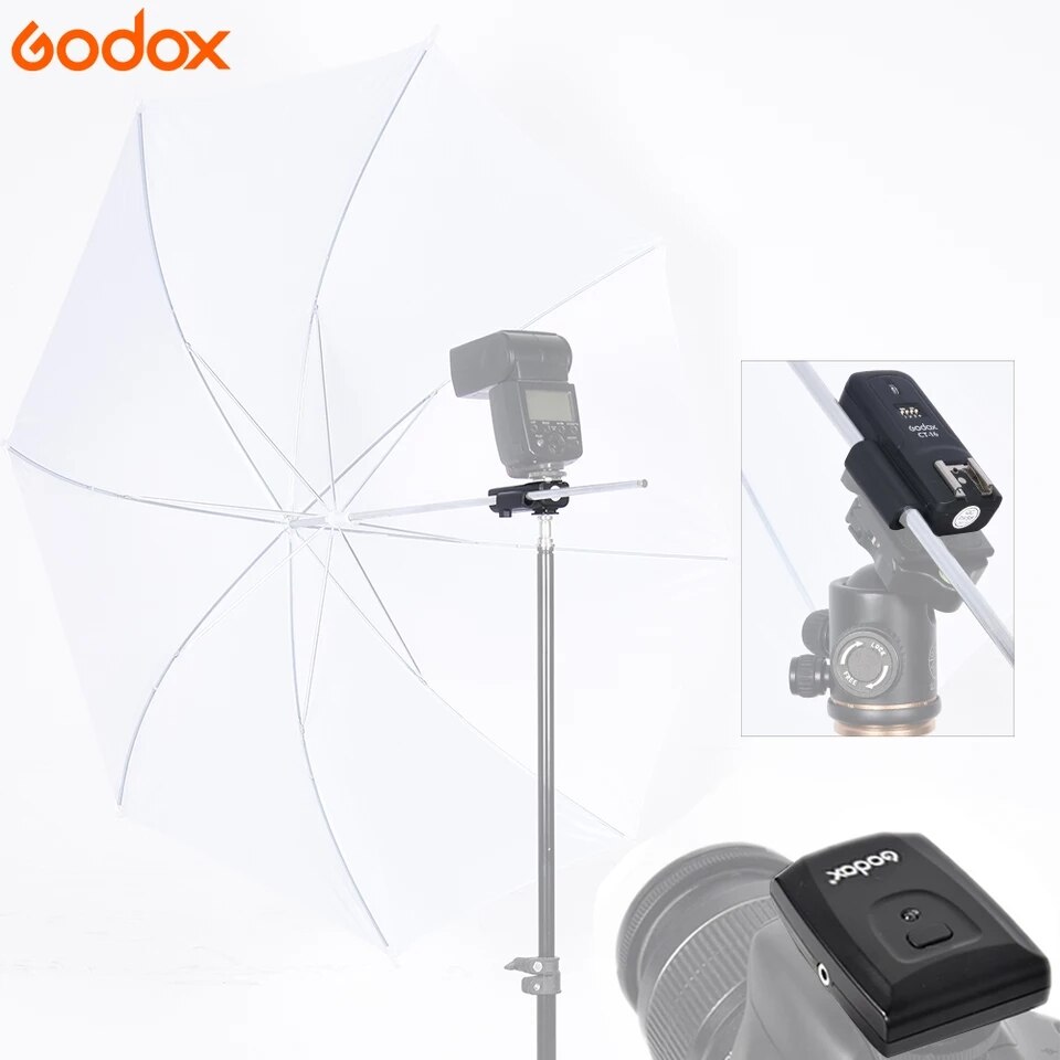 Godox CT-16 16 Channels Wireless Radio Flash Trigger Transmitter + 2x Receiver Set for Canon Nikon Pentax Studio Speedlite Flash