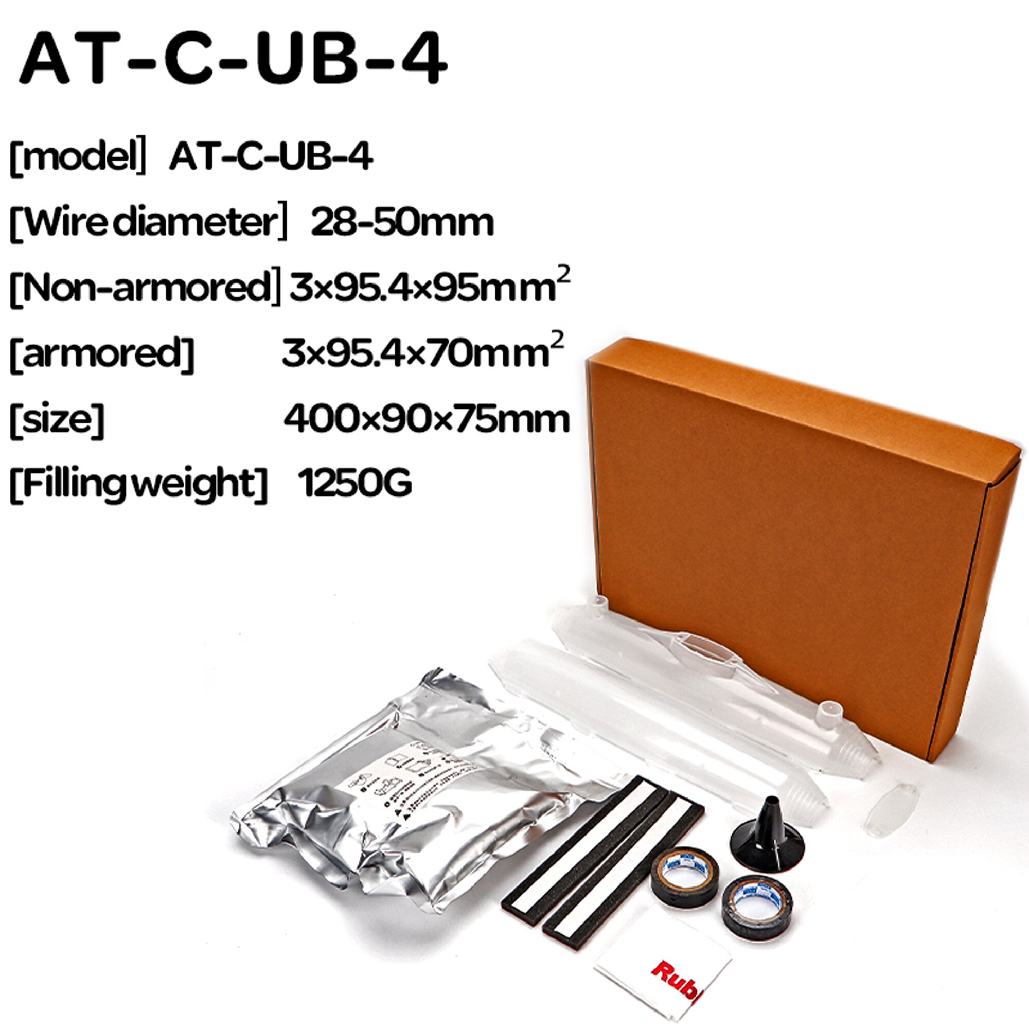 IP 68 Glue Junction Box for Burying In the Ground Soaking in Water Filling Sealing Resin Waterproof Wiring Protection Box