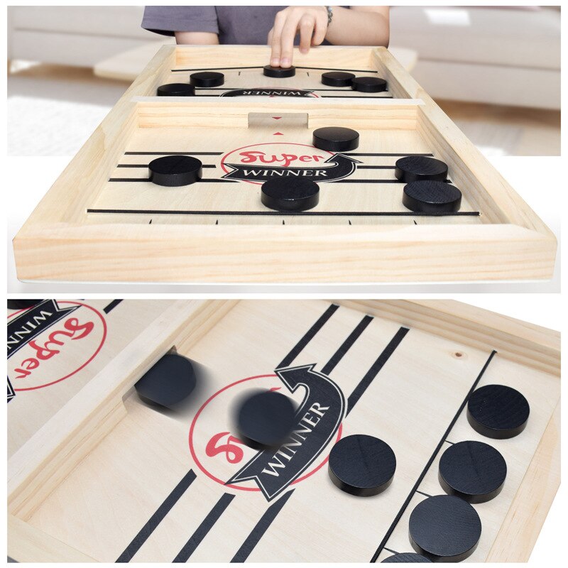 Paced Sling Puck Winner Fun Toys For Family Child Kids Board-Game Party Game Time Funny Toys Fast Hockey