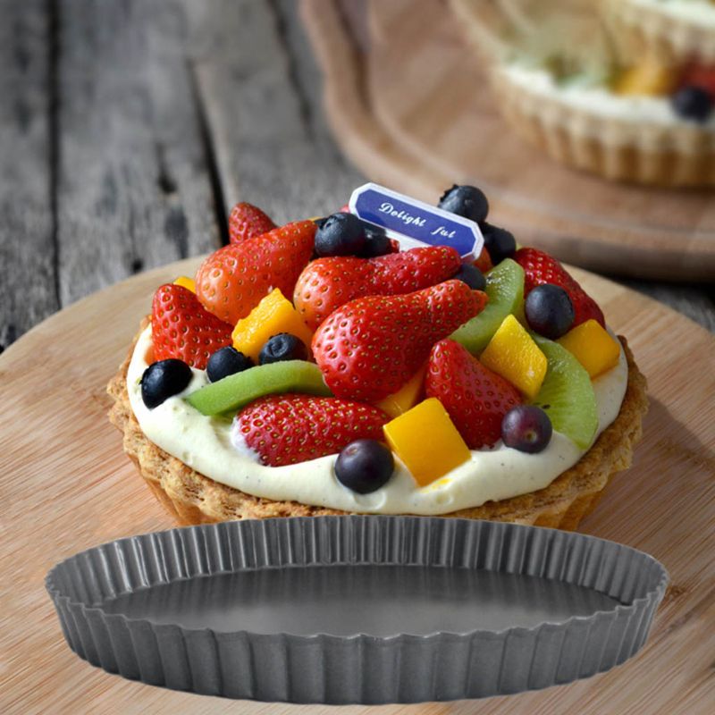 4/6/8 Inch Non Stick Pie Pizza Cake Pan Tart Mold Removable Bottom Baking Pastry Mould Round Bakeware