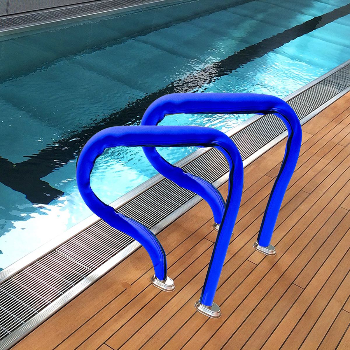 Swimming Pool Handrail Grips Cover Soft Anti-slip Armrest Protector Zipper Swimming Pool Hand Rail Cover Sleeve