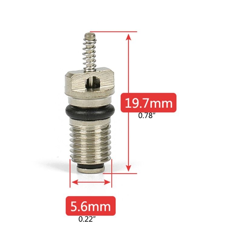 10 Uds AC R134A núcleo de válvula de aire acondicionado para coches automotrices núcleos agujas Kit de reparación resistente al calor