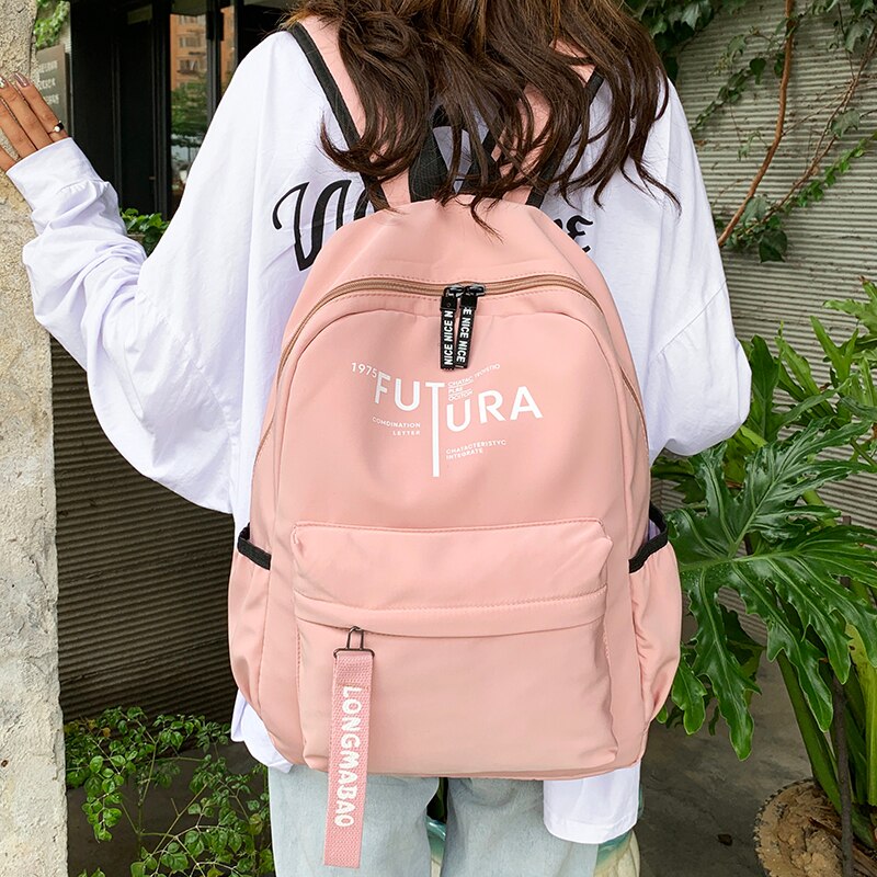 Grote capaciteit schoolrugzak schoudertas schooltas voor tienermeisjes jongens nylon rugzak dames heren rugzak mochila