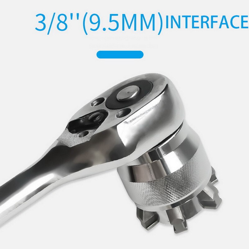 Universal Socket Wrench Adjustable Socket Wrench Adaptive All-Fitting Multi Drill Attachment Adapter Socket