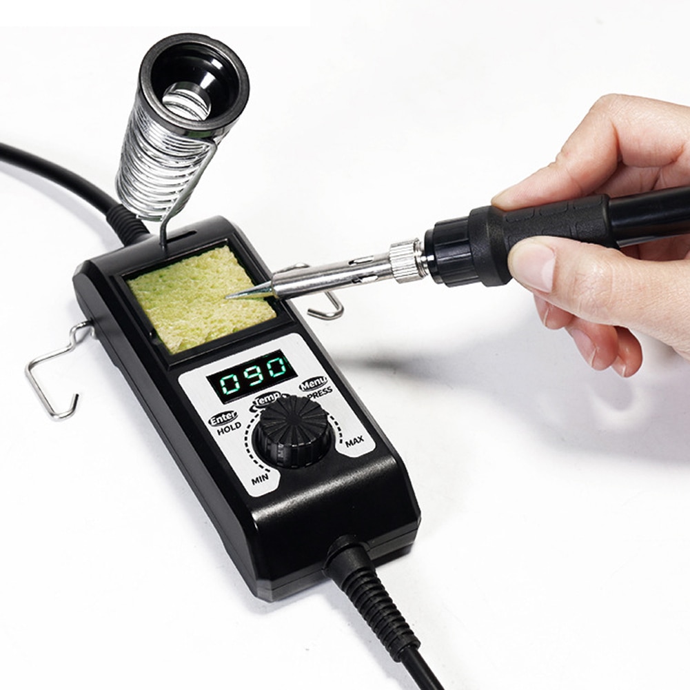 Adjustable 60W Soldering Iron Station Temperature Soldering Station Detachable Bracket Portable Electronic Solder