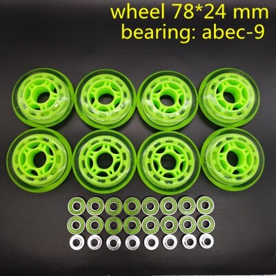 skate wheel roller wheel 78mm 78x24 mm: 78 mm n bearing