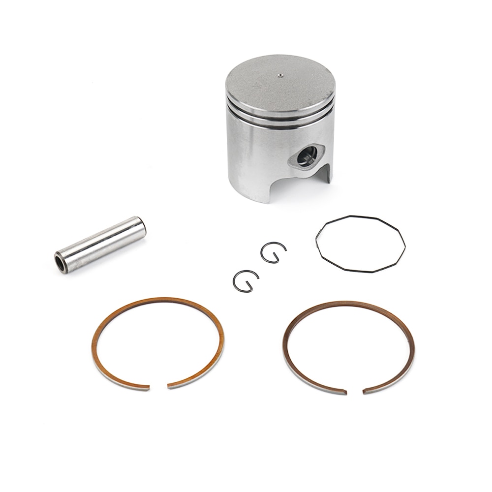 47mm Cylinder Piston Rings Gasket 10mm Wrist Pin Kit for Yamaha JOG 50cc 1E40QMB Engine For Apirilia Vino Polaris ZUMA Minarelli