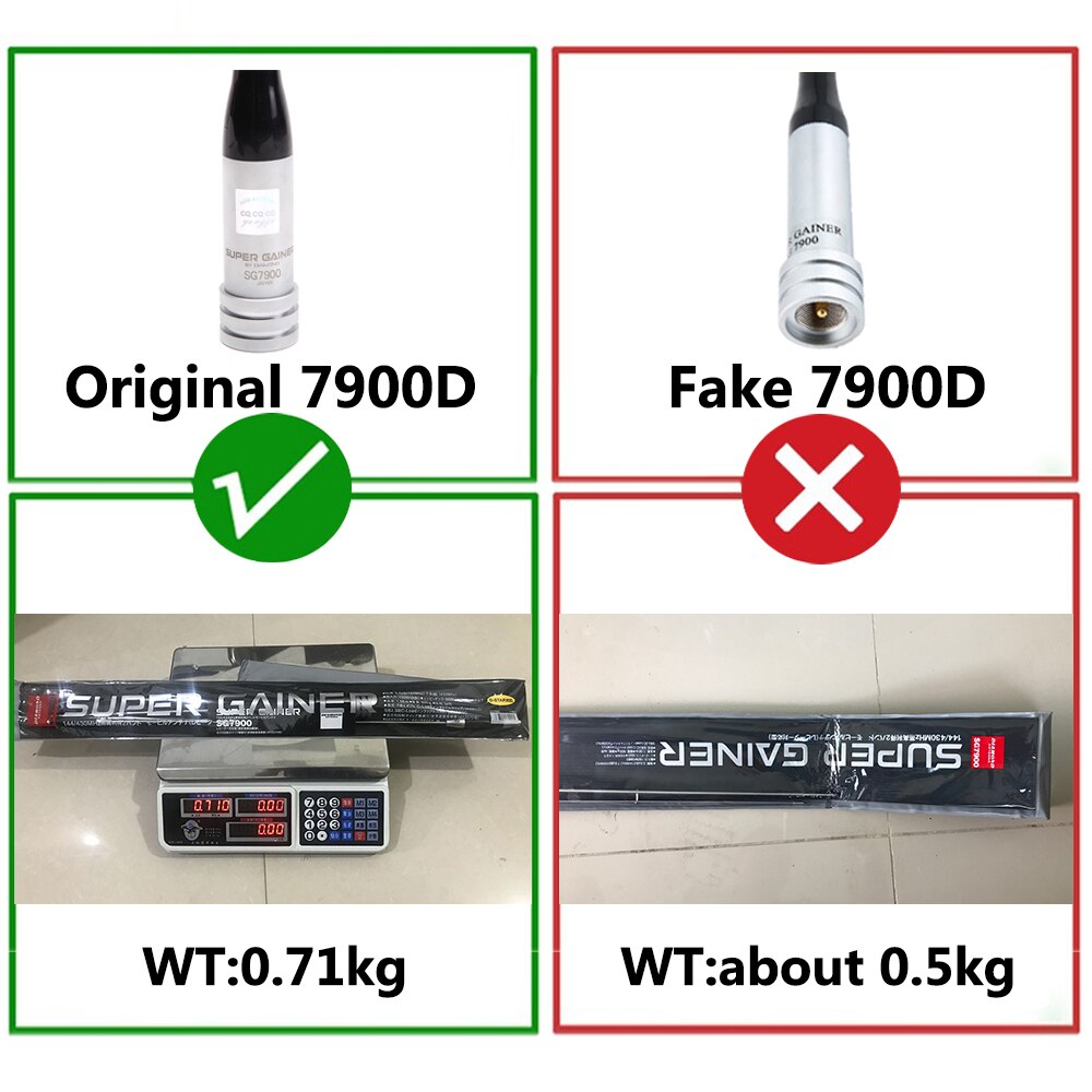 Original diamond sg -7900 dual band antenne 5.0db (144 mhz ) 7.6db(430 mhz ) 1.58m sg7900 til kenwood tyt qyt mobilradio