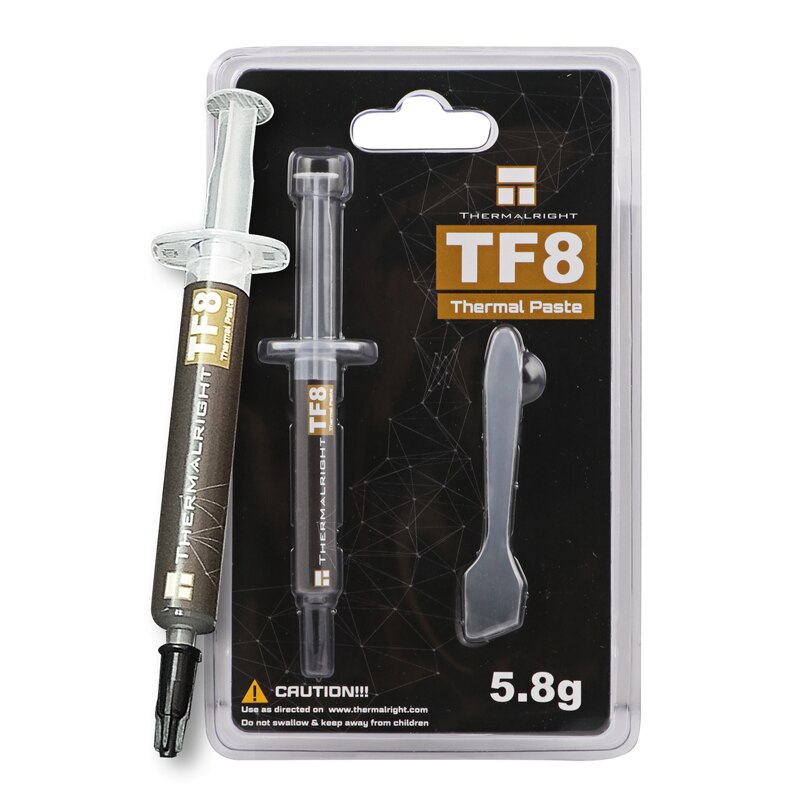 Thermalright TF8 high performance CPU/GPU thermal grease thermal conductivity (W / M-K) 13.8 2g/5.8g/12.8g optional: 5.8g
