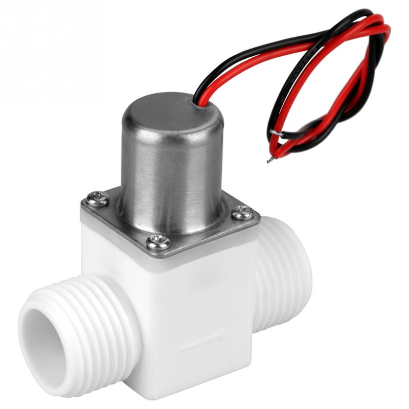 Solenoid Valve Durable Plastic Water Solenoid Valve 1/2" DC 3.6V Water Control Electric Pulse Solenoid Valve Accessory