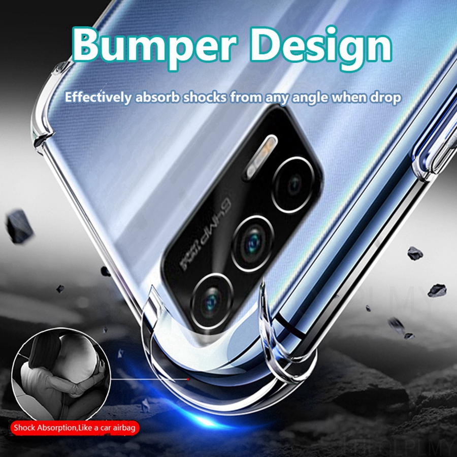 Custodia in silicone antiurto spessa per 9i c21 c21y c11 realme 8 6 7 9 pro 5g gt neo 2 3 t 3t neo 2 gt2 gt3 6i 6s 7i cover