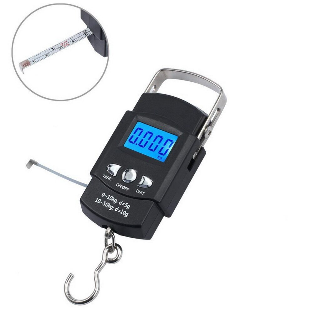 Mini Portable Digital Scale Lcd Display Suitcase Handheld Weighing Hanging Scale For Fishing Accessories Electronic Balance
