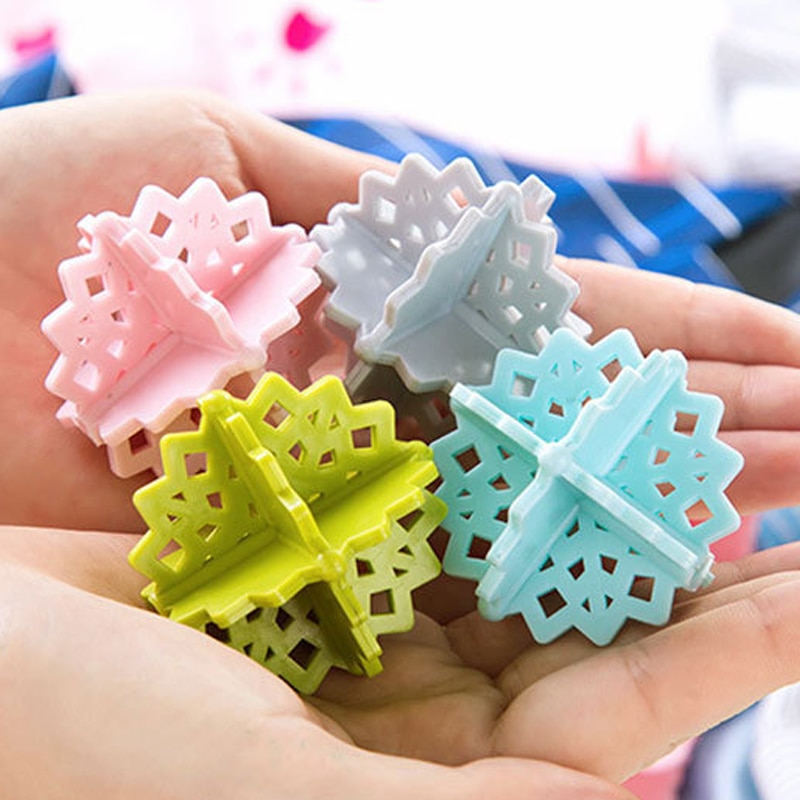 2/4/6Pcs/set Washing Ball Reusable Clean Tools Washing Machine Balls Magic Decontamination Plastic Laundry Ball Dryer Balls