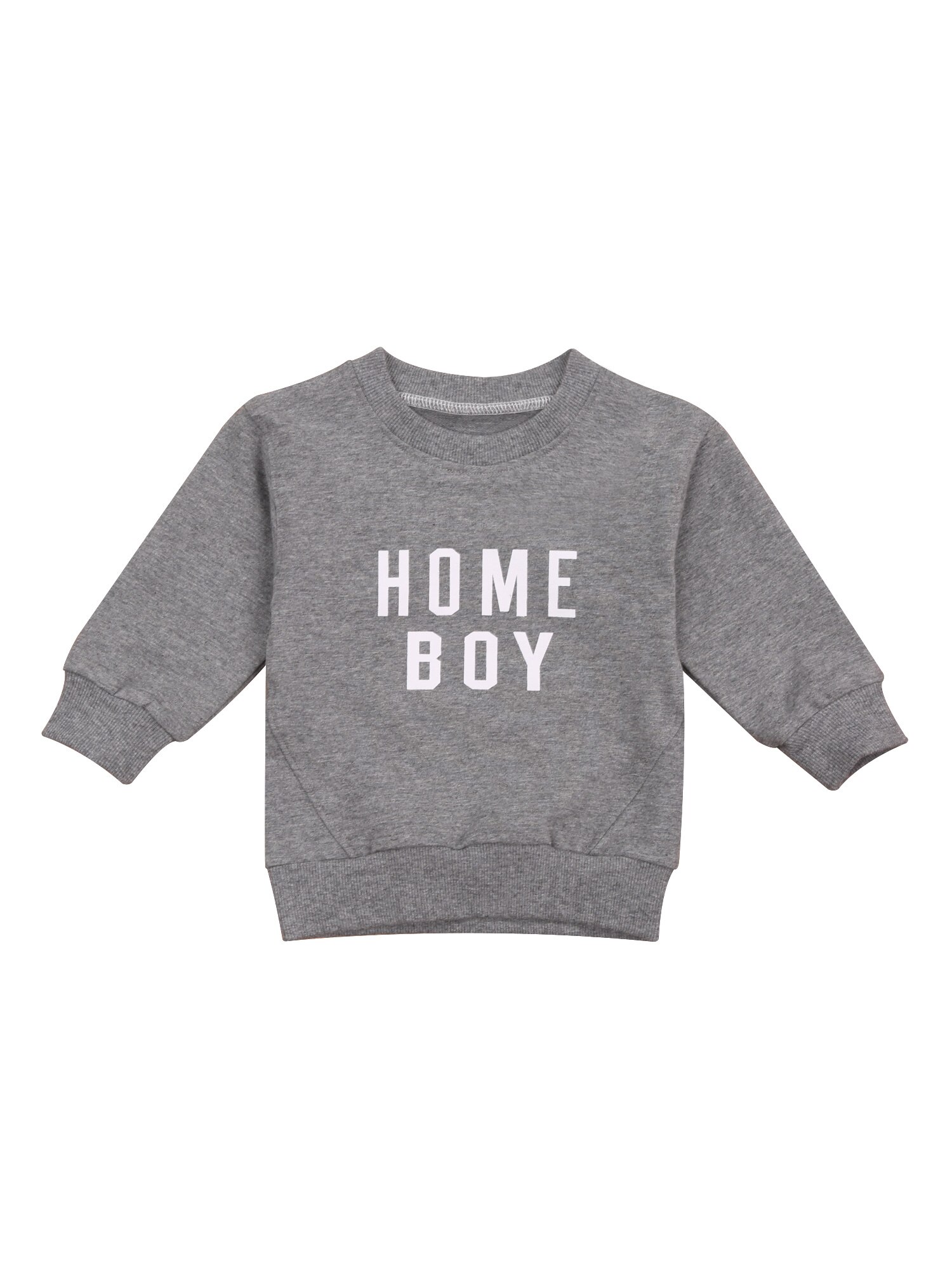 automne bébé filles garçons sweat-shirt hauts lettre imprimer à manches longues pull dessus hauts 2 couleurs: 2 / 6M