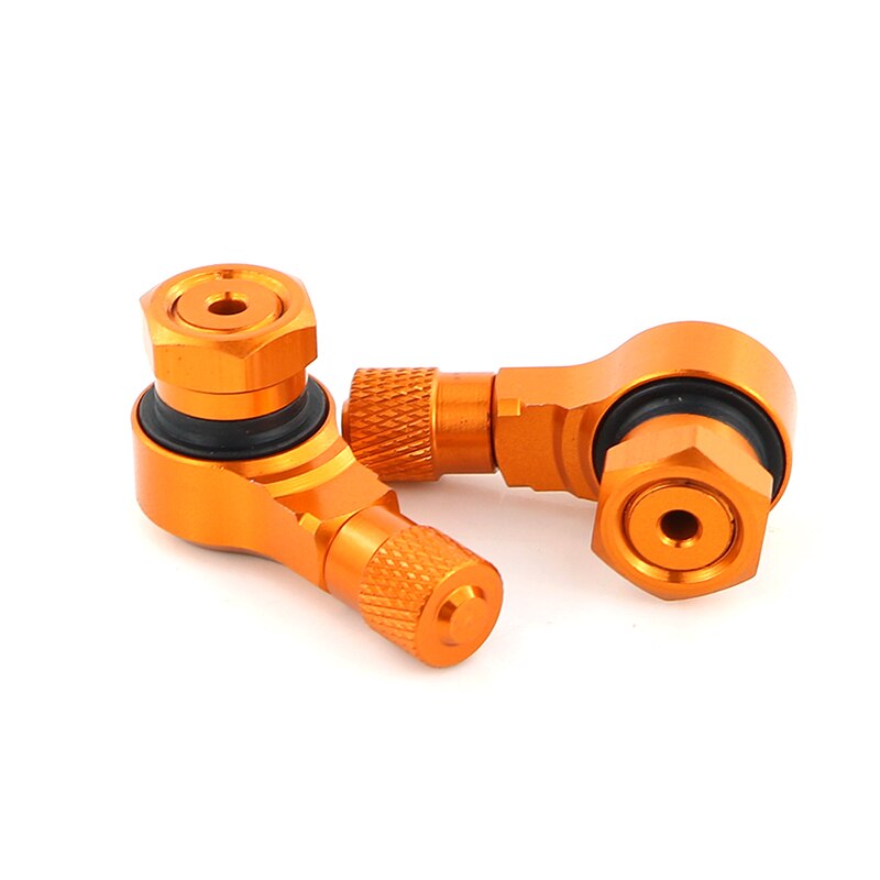 Pour Yamaha Tmax 500 Tmax 530 traceur 900 MT07 MT-07 FJR 1300 v-max moto pneu Valve tiges Tubeless vannes 11.3mm 2 pièces: orange