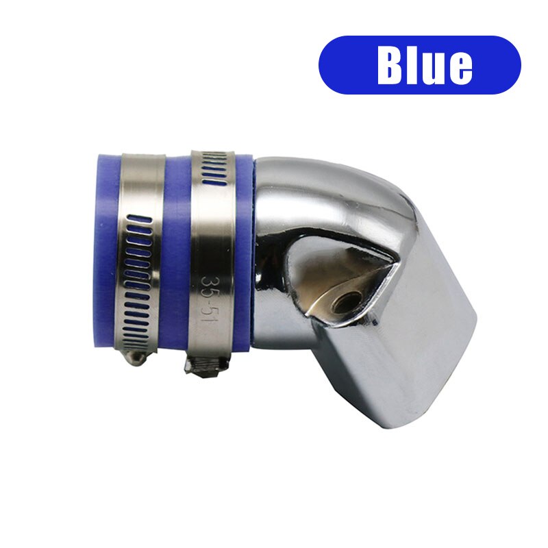 ZSDTRP 27mm gaźnika uruchomić kolektora dolotowego dla GY6 125cc 150cc 4T silnik skuter ATV Gokart: Niebieski