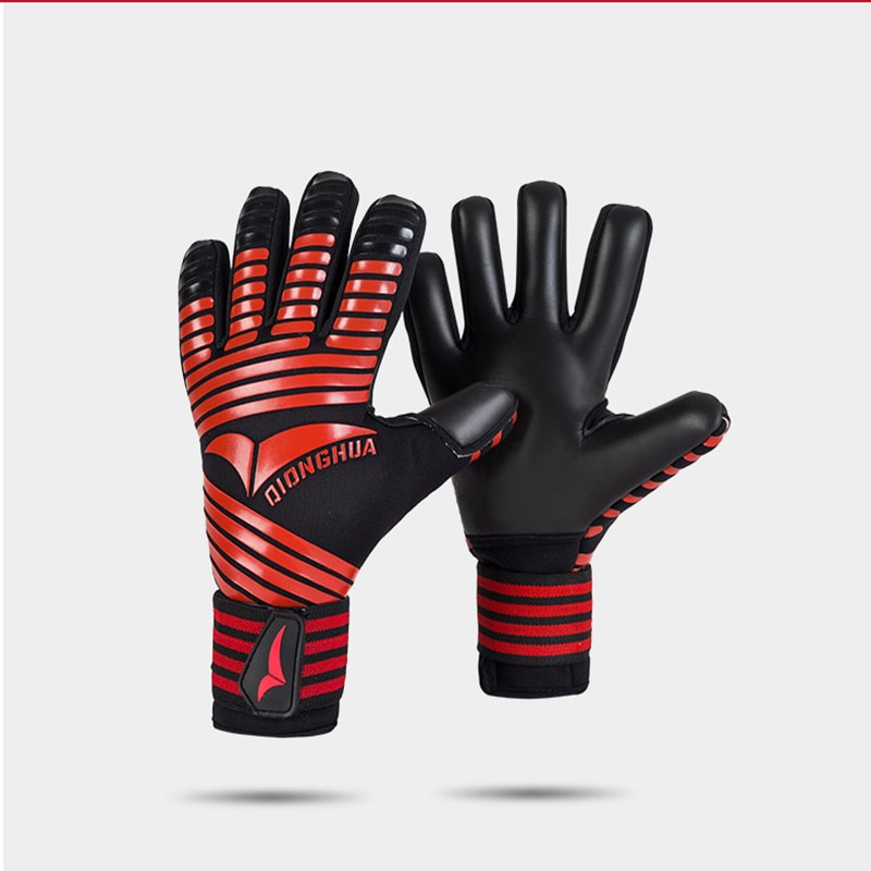 Brand Goalkeeper Gloves without Finger Protection Thickened Latex Soccer Football Goalie Gloves Goal keeper Gloves