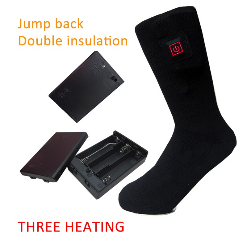 Electric Heated Socks Battery Power Self-heating Socks To Prevent Cold Adult Men Thermal Foot Treasure Warm-sock: Adjustable