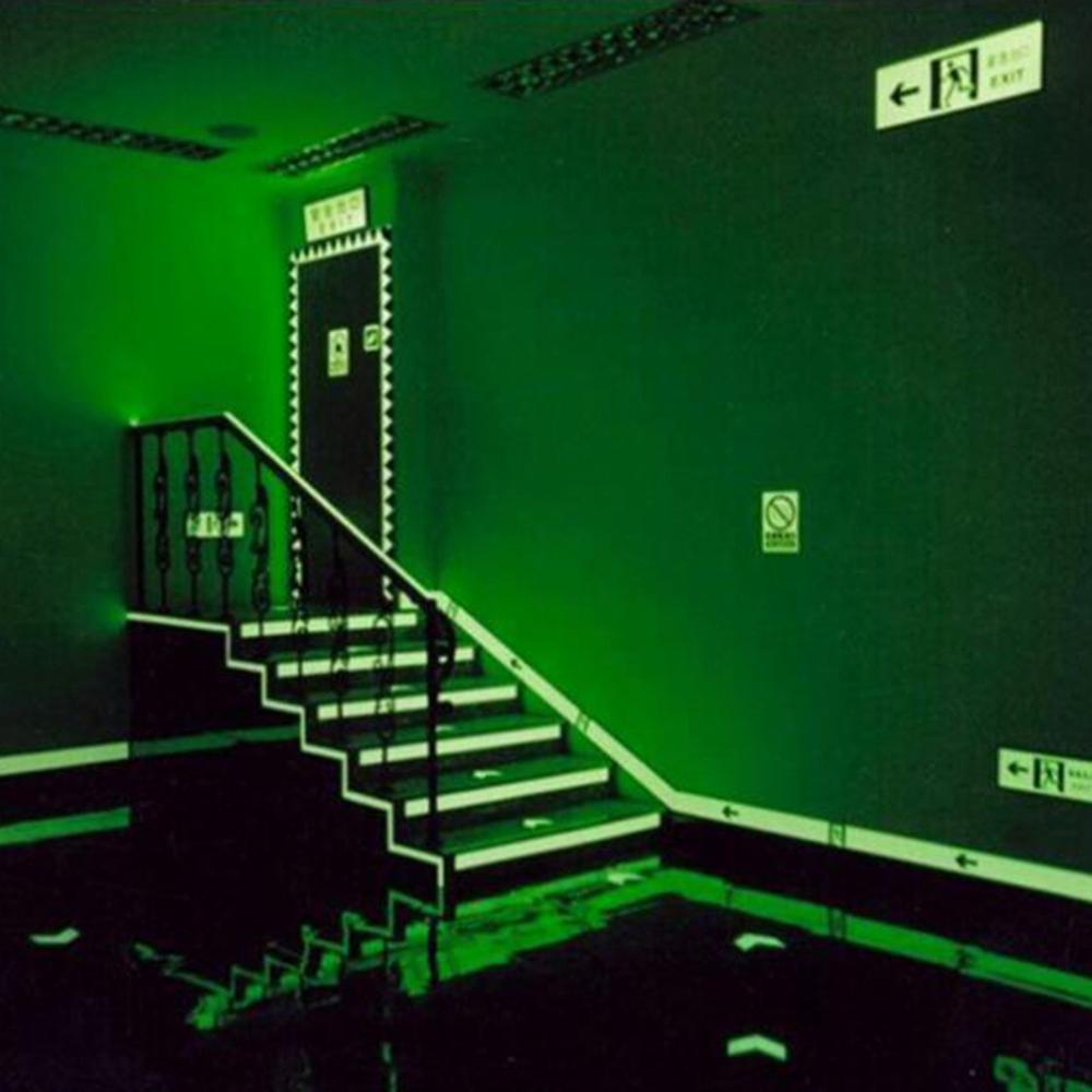 Ruban adhésif Fluorescent lumineux, 1.5cm x 1m, avertissement, brille dans la nuit, décoration de sécurité pour la maison
