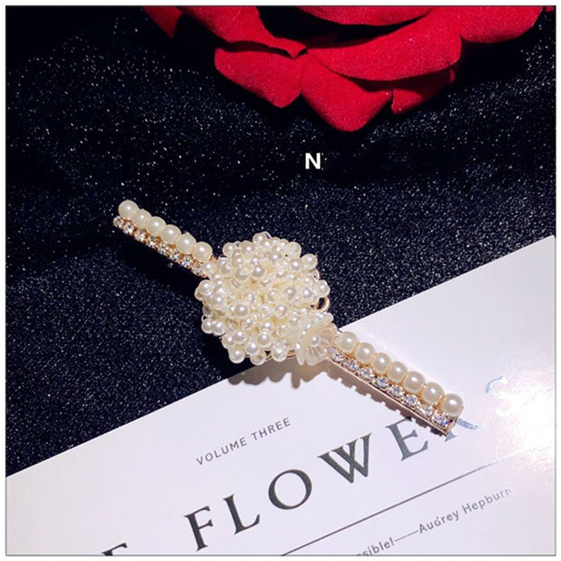 Haarschmuck für damen, edler schmuck, süßwasserperlen, blumenhaarspange, haarnadeln, temperamentvolle braut- und hochzeitsaccessoires: N
