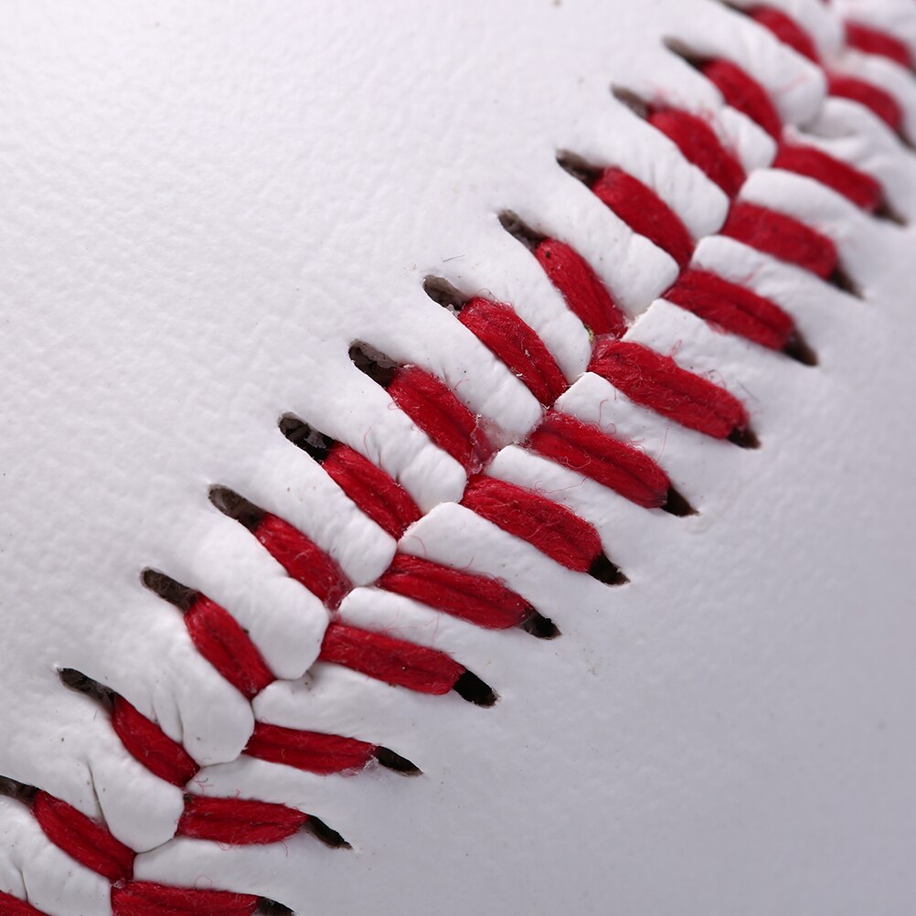 Balles de baseball de 9 pouces avec revêtement en pvc et intérieur en caoutchouc souple et dur, entraînement au softball