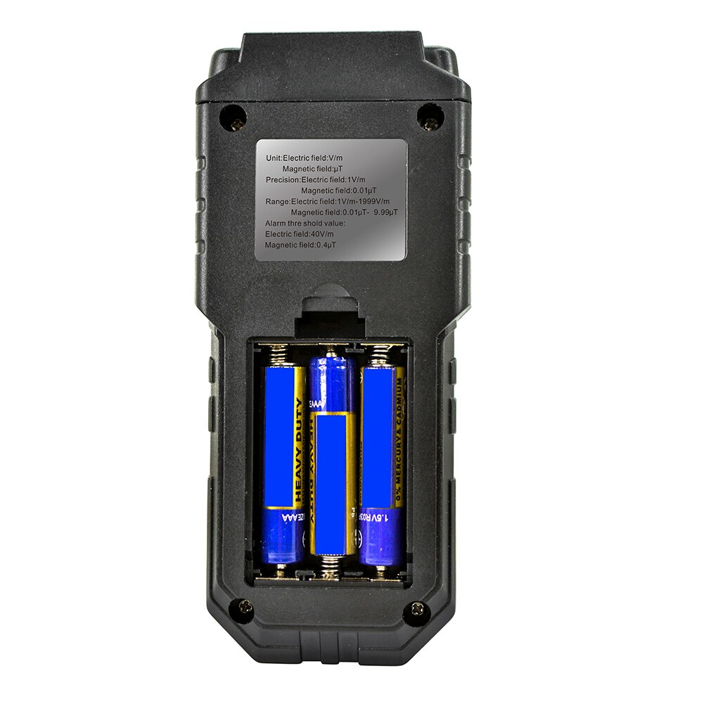 Elektromagnetisk strålning testare digital lcd elektrisk magnetfält emf meter dosimeter detektor enhet för datortelefon