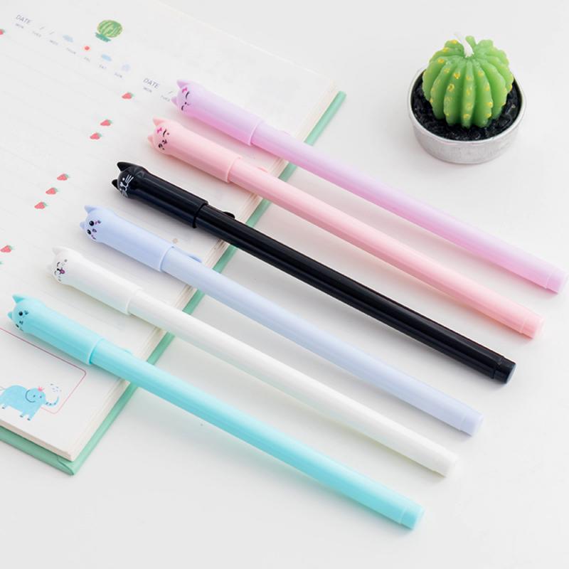 1 stücke Gel Stifte Kawaii Stift Set Nette Katze Stifte Schreiben Supplies Schule Liefert Kreative Schreibwaren