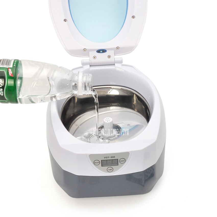 VGT-990 Ultrasonic Cleaner 50W power Ultrasonic Cleaner Jewelery Wrist Watches Cleaning Circuit Limpiador Ultrasonic 110V/220V